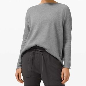 lululemon athletica Charcoal Long Sleeve Tee